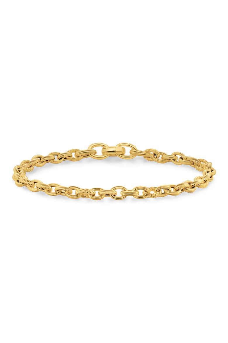 DY Mercer® Petite Chain Bracelet in 18K Yellow Gold, 4.5mm, Main, color, 18K GOLD