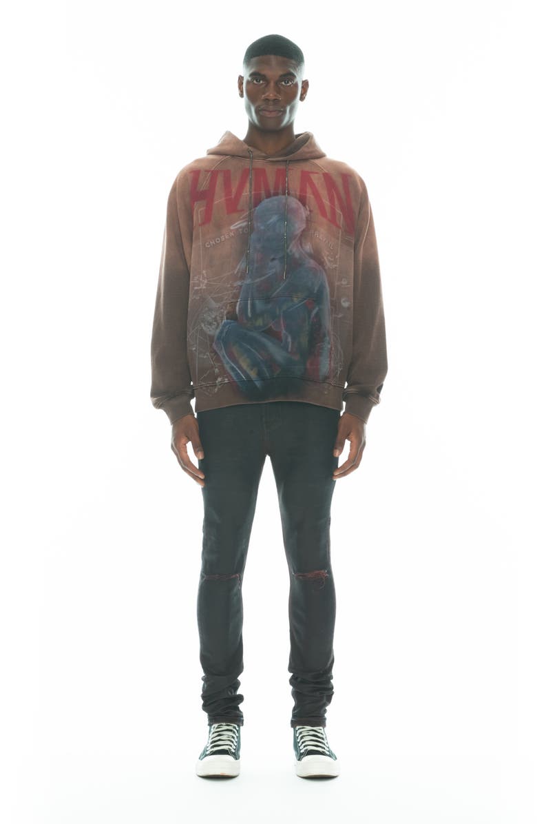 HVMAN Graffiti Logo Graphic Hoodie, Alternate, color,