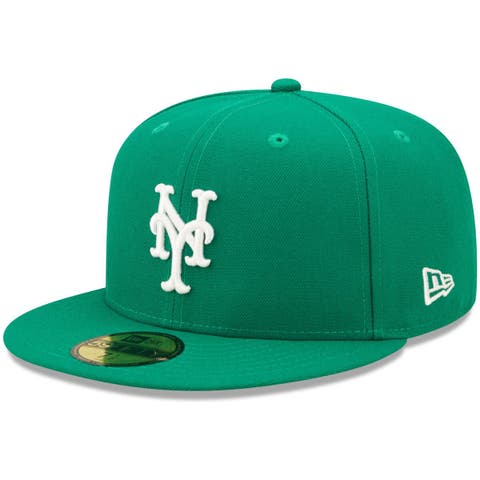 Men's New Era Kelly Green New York Mets White Logo 59FIFTY Fitted Hat