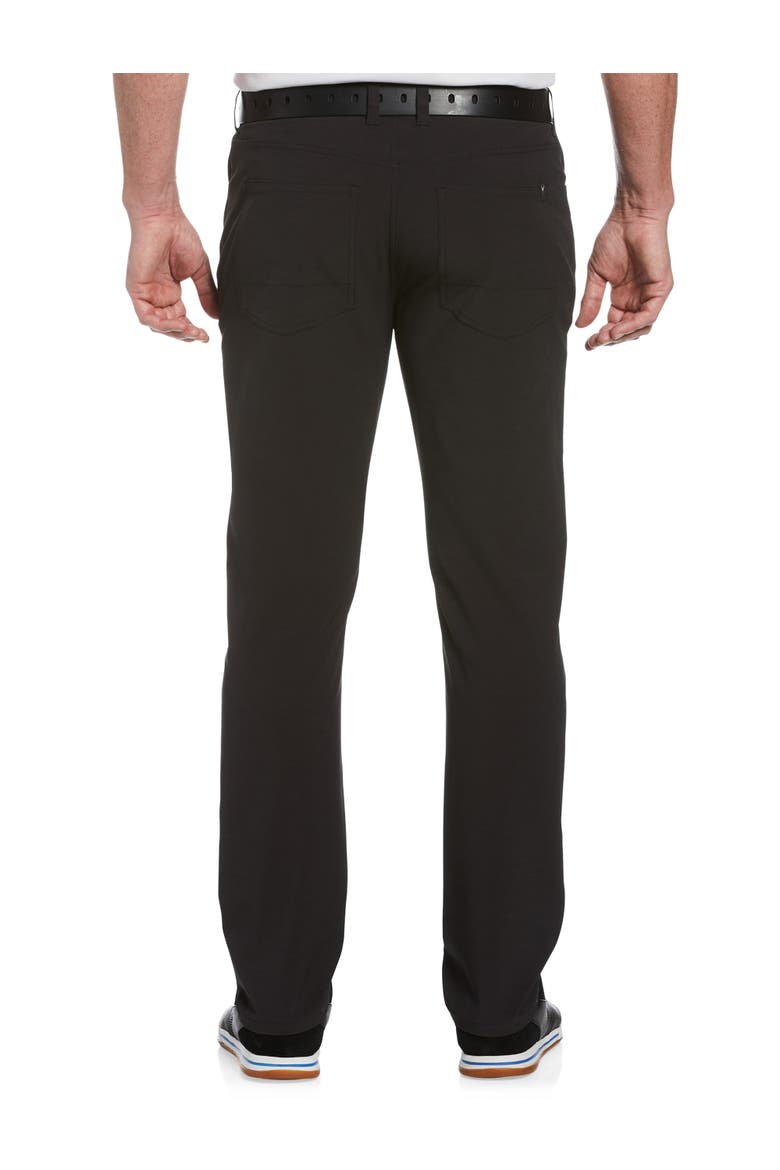 Big & Tall 5-Pocket Flat-Front Everplay Pants, Alternate, color, BLACK HEATHER