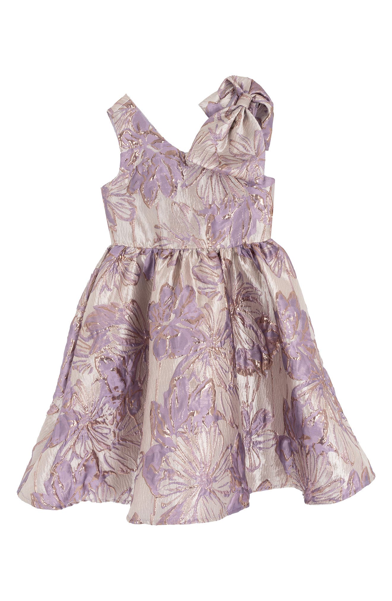 Rare Editions Kids' Brocade Party Dress