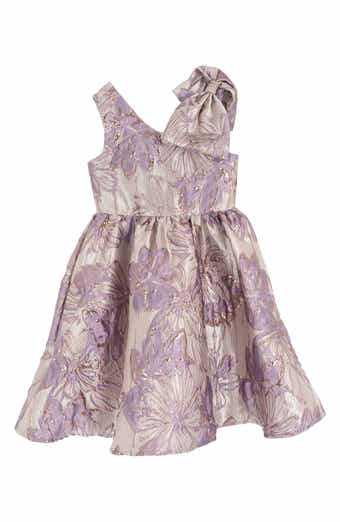 Rare Editions Kids' Brocade Party Dress