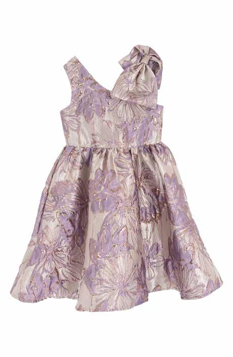 Rare Editions Kids' Brocade Party Dress