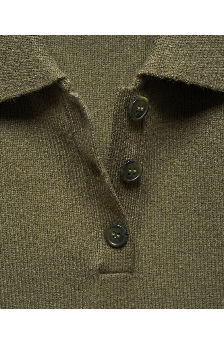 MANGO Button Placket Sweater Vest, Alternate, color,