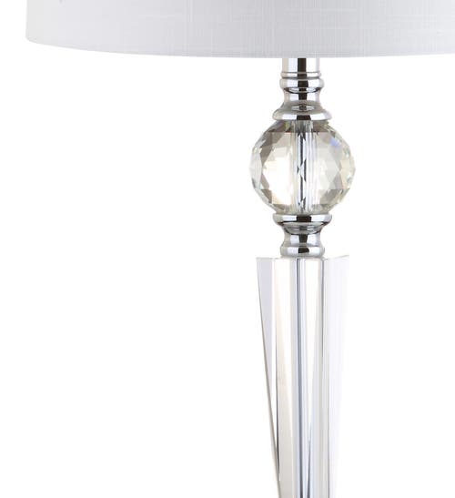 Jonathan Y Emma 29.5" Crystal Led Table Lamp, Clear In Clear