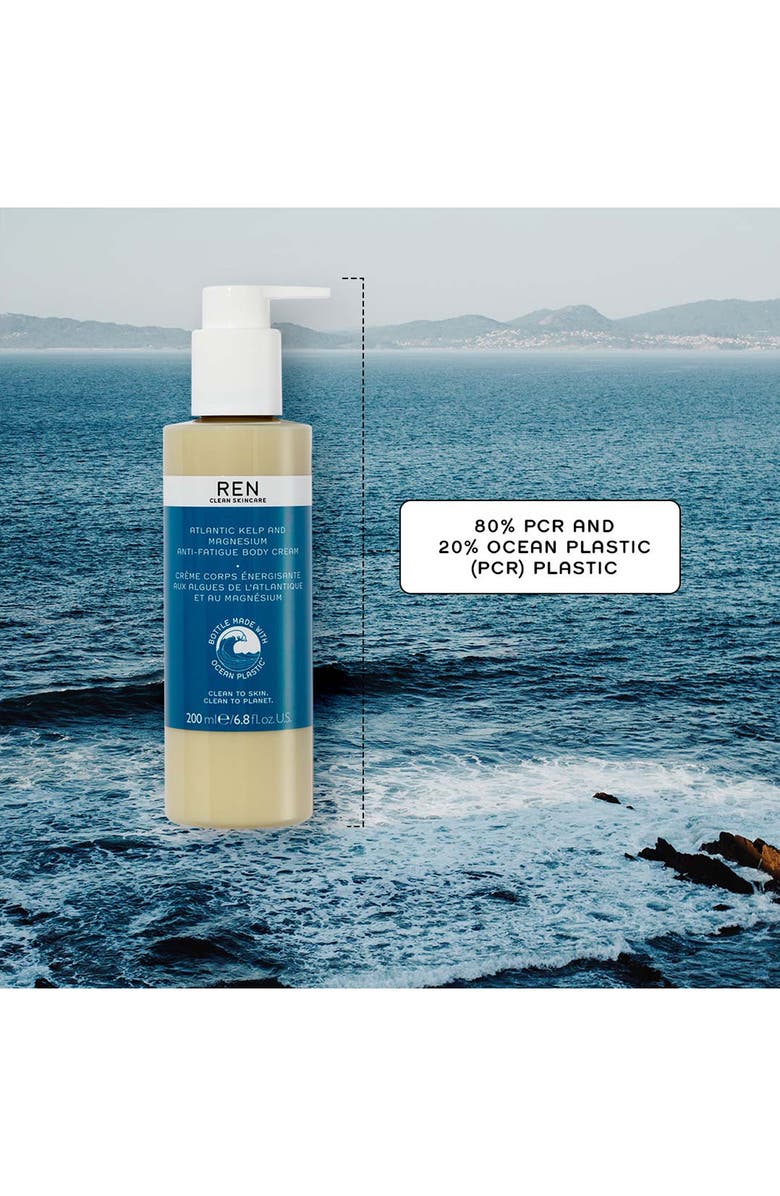 REN Clean Skincare Atlantic Kelp and Magnesium Anti-Fatigue Body Cream, Alternate, color, 