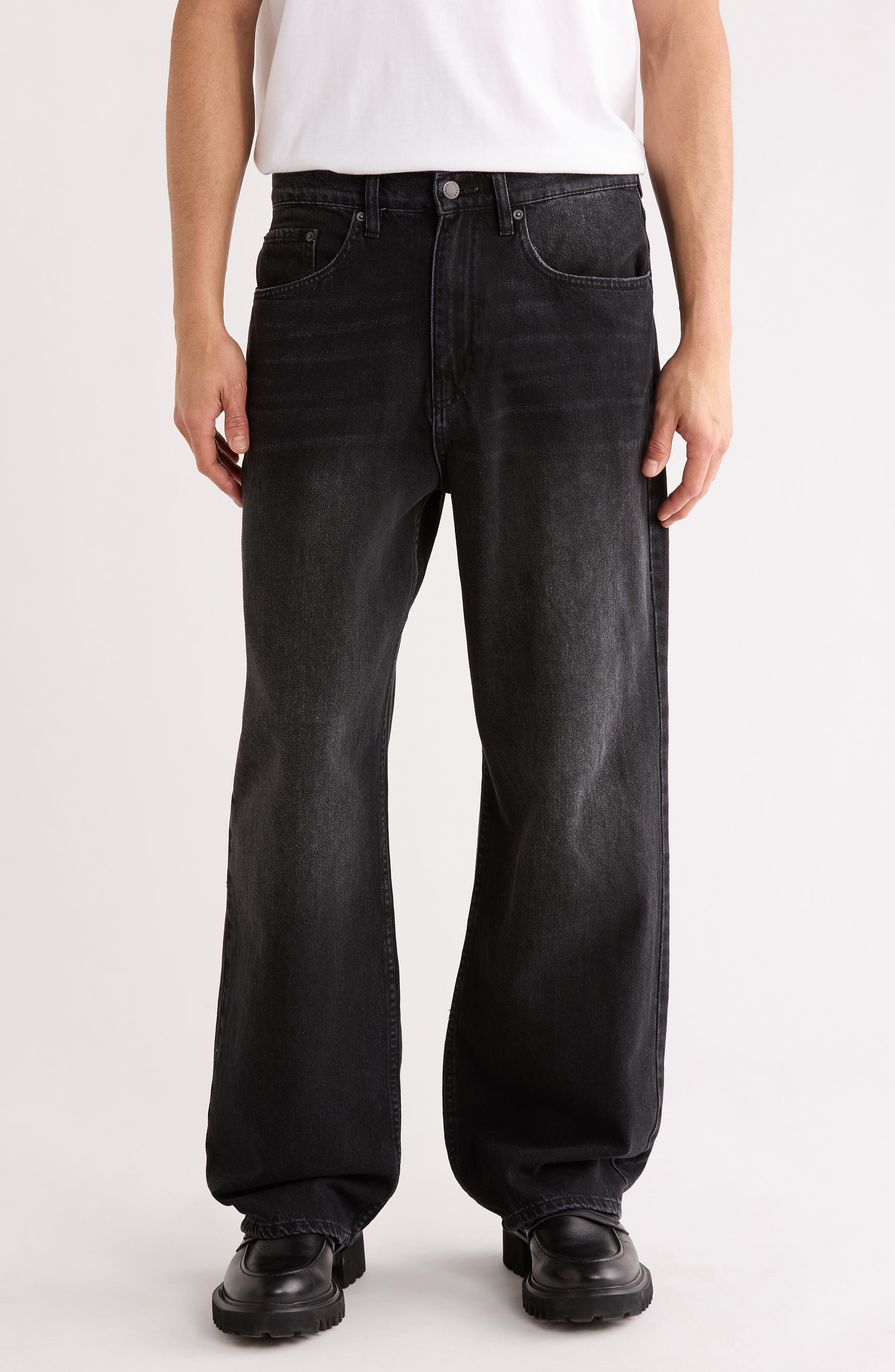 OLIVER LOGAN Baggy Wide Leg Jeans