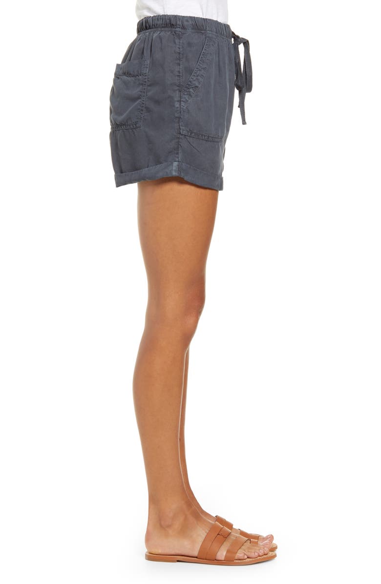 Caslon<sup>®</sup> Drawstring Waist Chambray Shorts, Alternate, color,