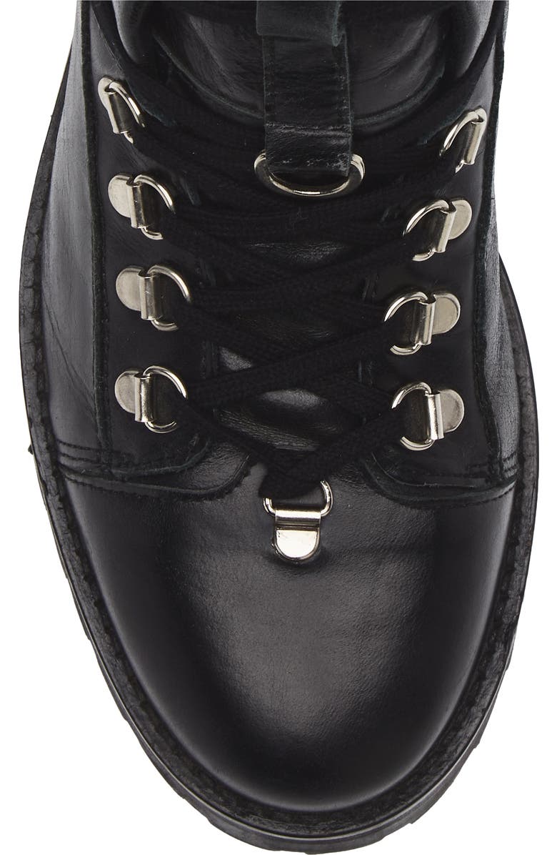 AllSaints Franka Lug Sole Boot, Alternate, color, Black