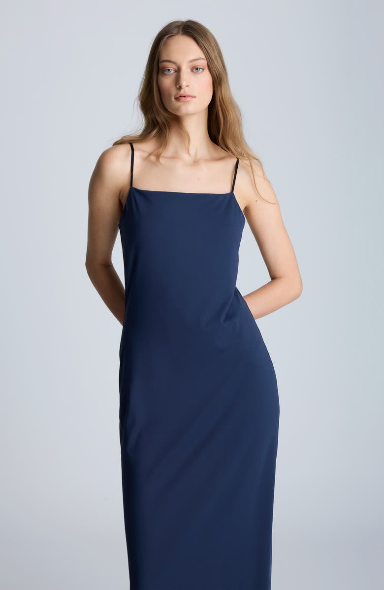 Kenneth Cole Athletic Stretch Maxi Slipdress, Alternate, color,