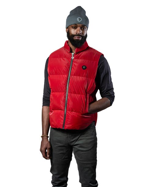 Woodpecker Unisex Vest In Red