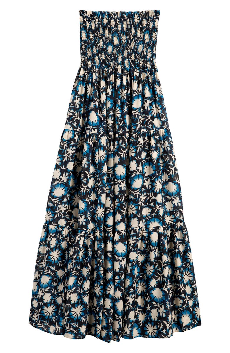 Ulla Johnson Lucca Floral Strapless Cover-Up Dress, Alternate, color,