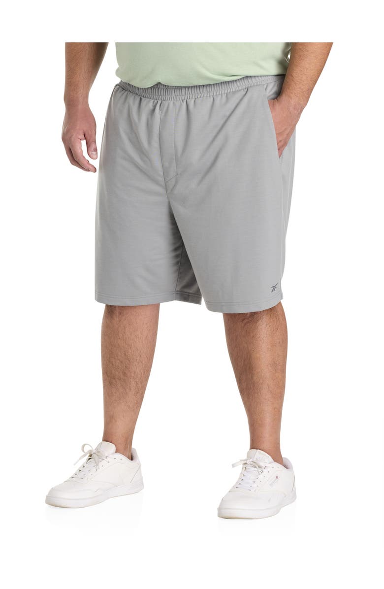 Reebok Big & Tall Performance Hybrid Shorts, Main, color, Grey 3