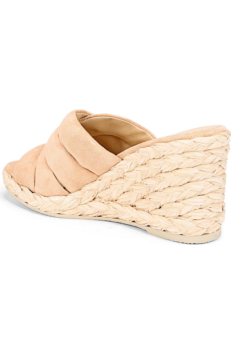 Vince Gilian Espadrille Wedge Slide Sandal, Alternate, color, Blonde