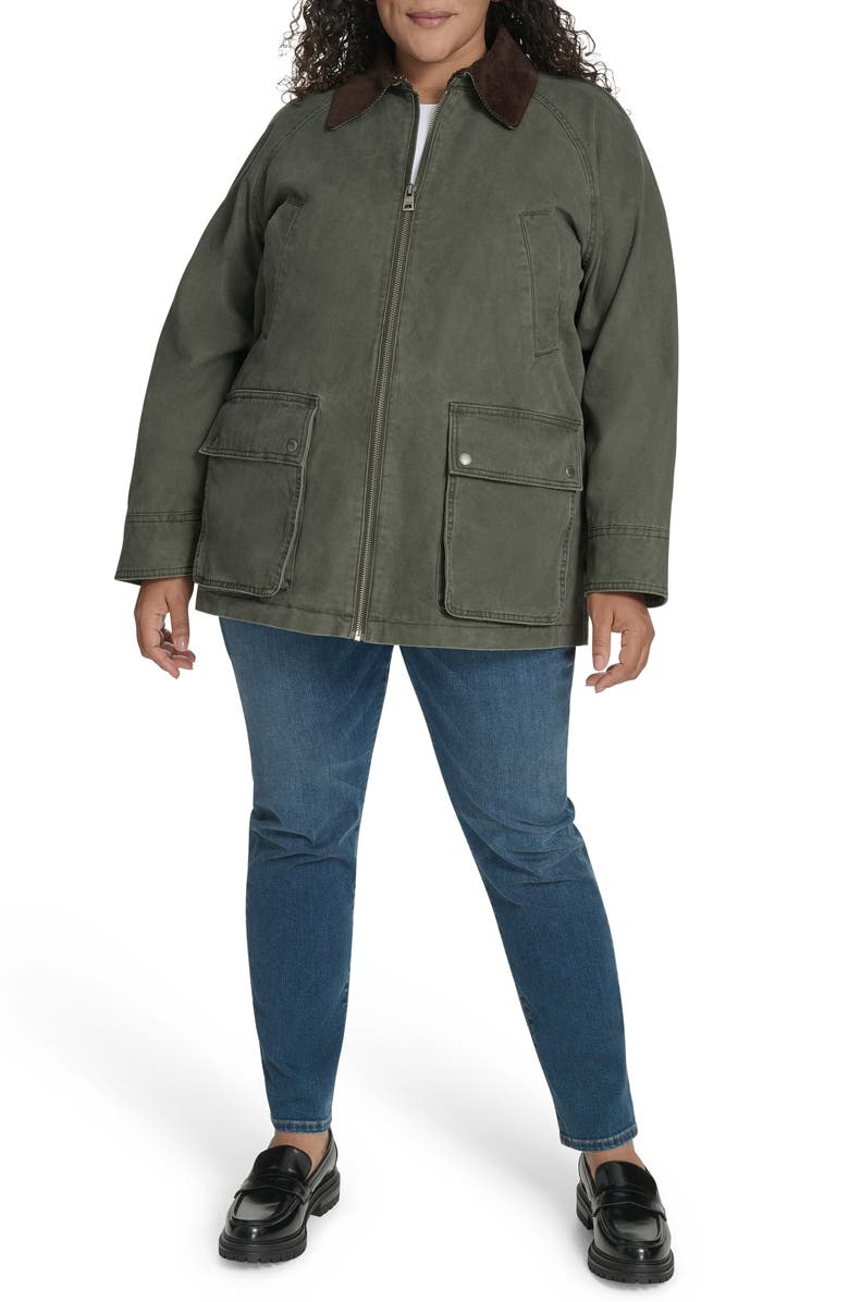 Levi's<sup>®</sup> Four Pocket Barn Jacket, Alternate, color, Olive