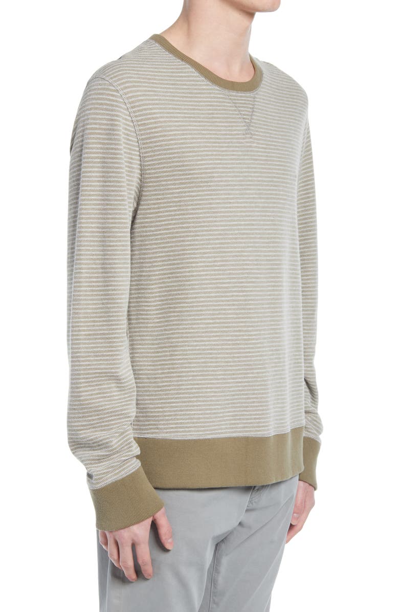 Billy Reid Stripe Sweatshirt, Alternate, color, 