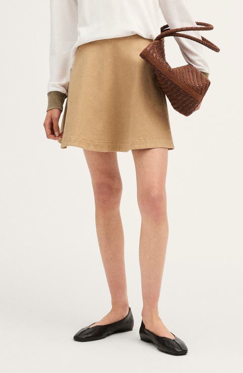 Seamed Miniskirt