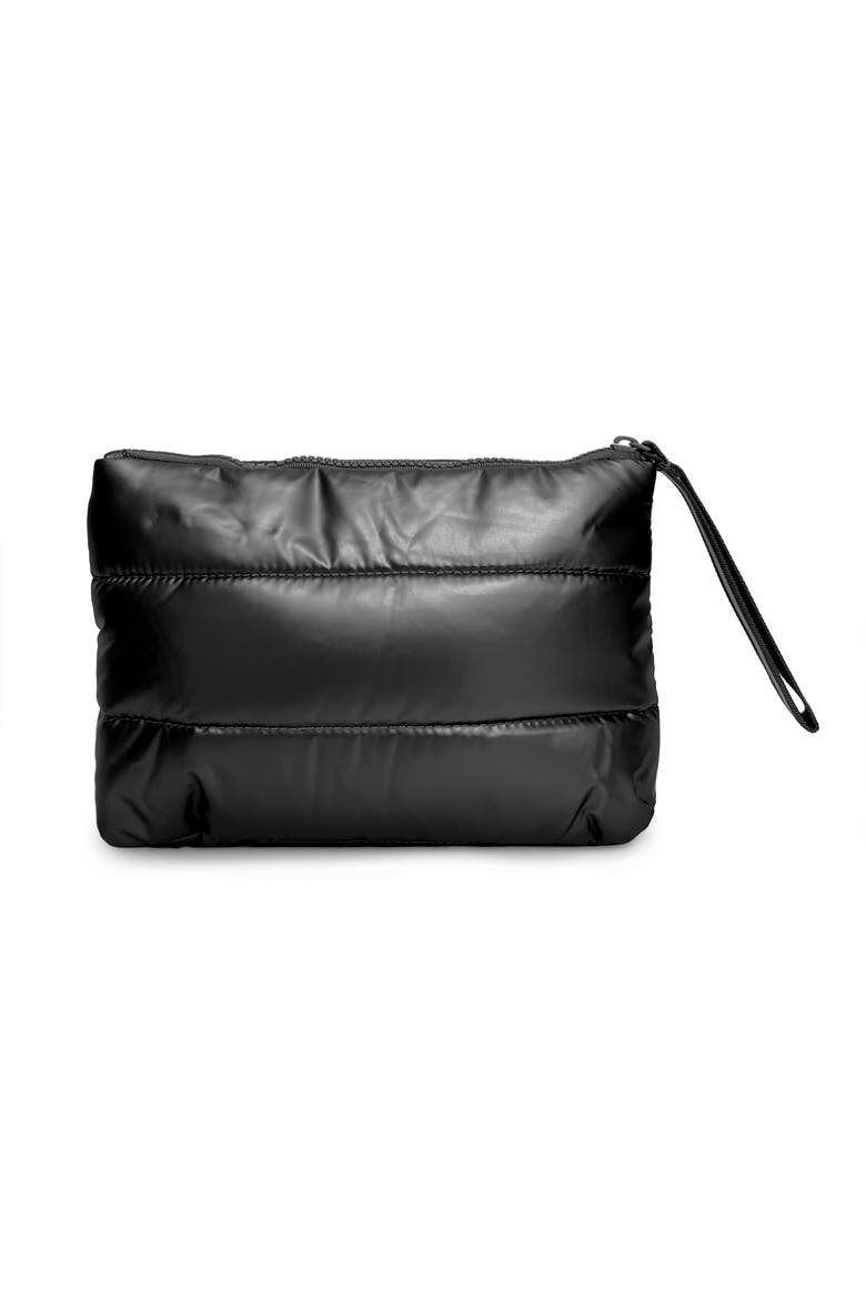 Mirage Wristlet Makeup Bag and Travel Case, Main, color, Pewter
