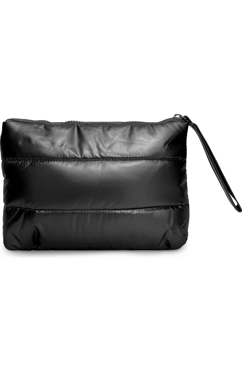 Youzey Mirage Wristlet Makeup Bag and Travel Case, Main, color, Pewter