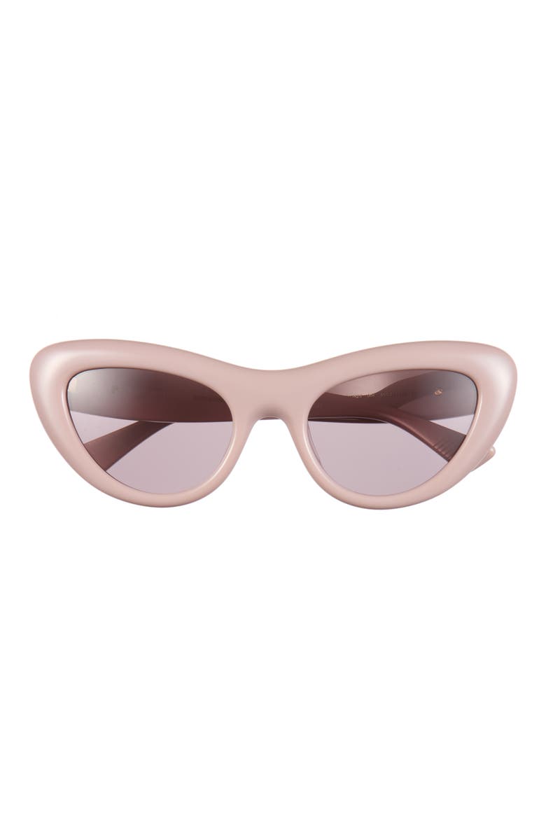 53mm Cat Eye Sunglasses, Main, color, PINK PINK VIOLET