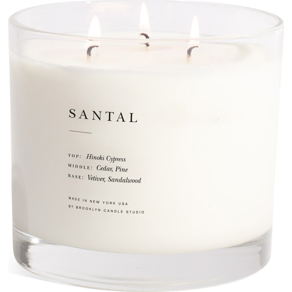 Brooklyn Candle Studio Santal Xl 3-wick Candle In Brown