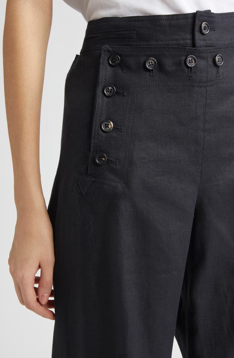 Bode Linen Sailor Trousers, Alternate, color, 