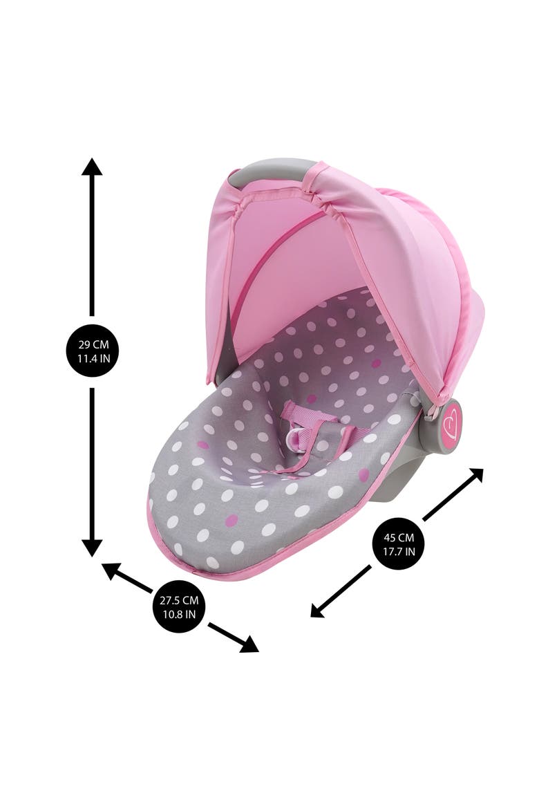 Cotton Candy Pink 3In1 Doll Car Seat, Alternate, color, Pink