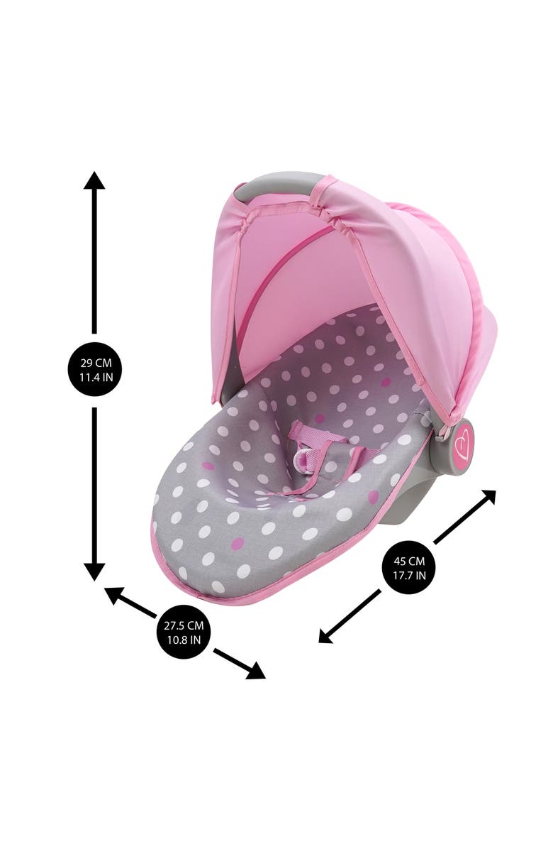 509 Crew Cotton Candy Pink 3In1 Doll Car Seat, Alternate, color, Pink