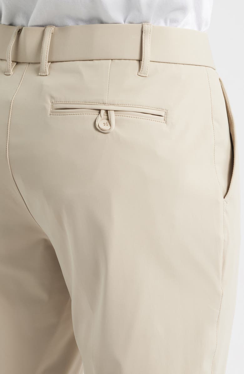 Scott Barber Sono Flat Front Stretch Chinos, Alternate, color, Khaki