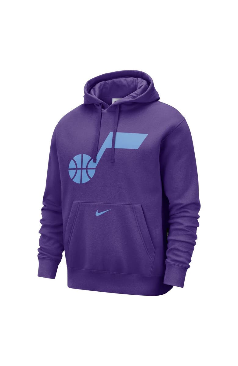 Nike Men's Nike Purple Utah Jazz 2024/25 City Edition Essential Club Pullover Hoodie, Alternate, color, 
