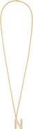 ROXANNE ASSOULIN The Big Puffy Initial Pendant Necklace