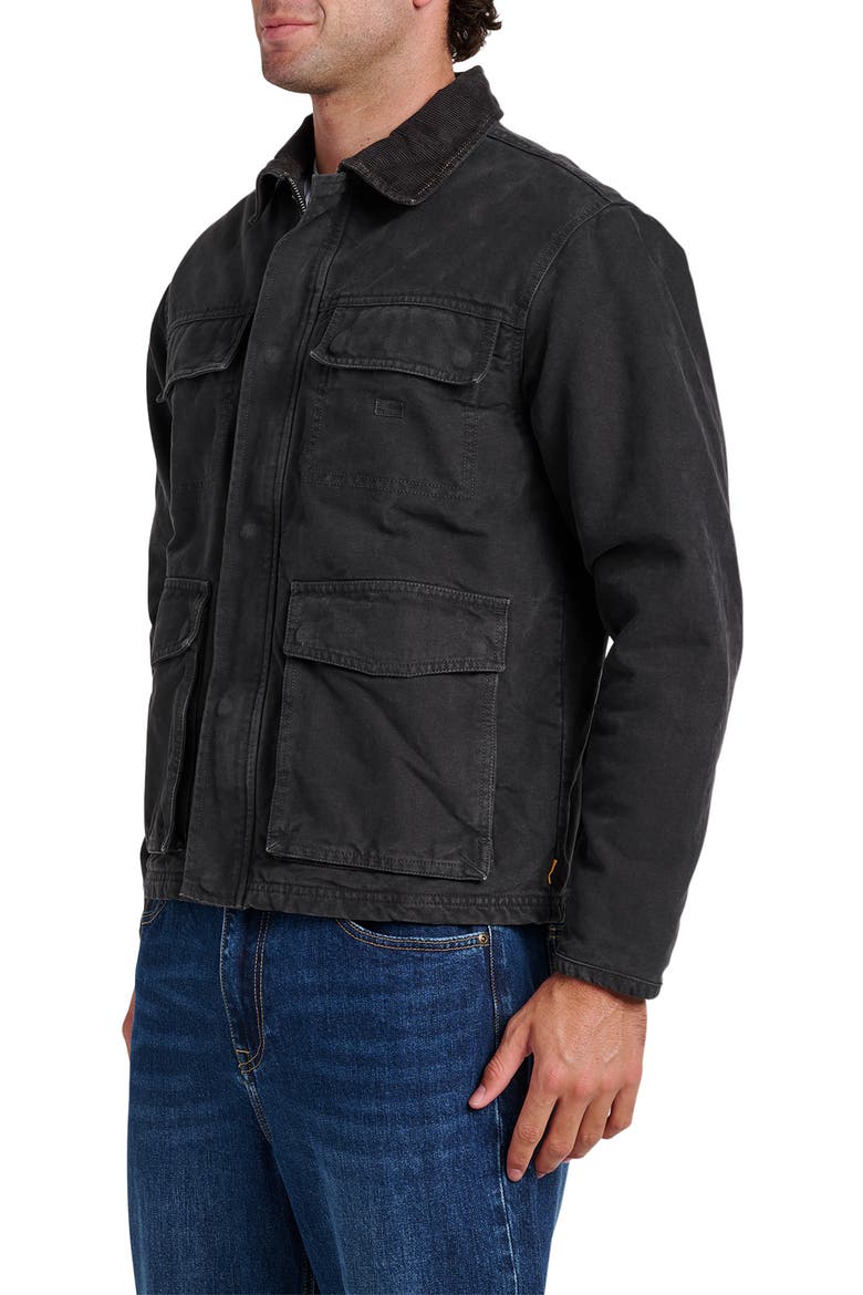 Waterman Refugio Cotton Canvas Jacket, Alternate, color, PHANTOM