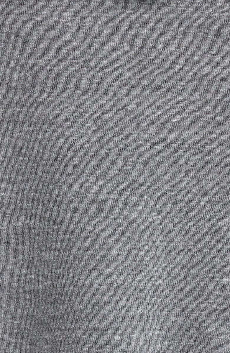 Aviator Nation Mountain Stitch Chevron Zip Hoodie, Alternate, color, Heather Grey