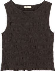 Madewell Smocked Tank Top