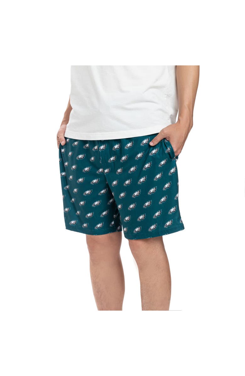 CONCEPTS SPORT Men's Concepts Sport Midnight Green Philadelphia Eagles Gauge Jam Two-Pack Shorts Set, Alternate, color, 