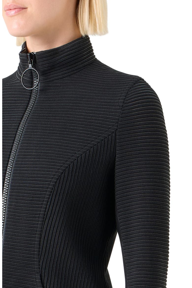 Ottoman Knit Jacket, Alternate, color, BLACK