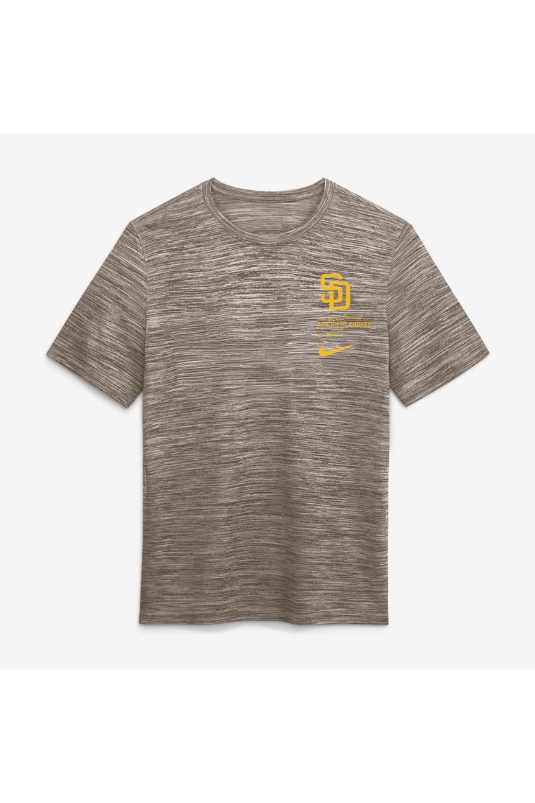 Men's Nike Brown San Diego Padres Velocity Dri-FIT T-Shirt, Alternate, color, Brown