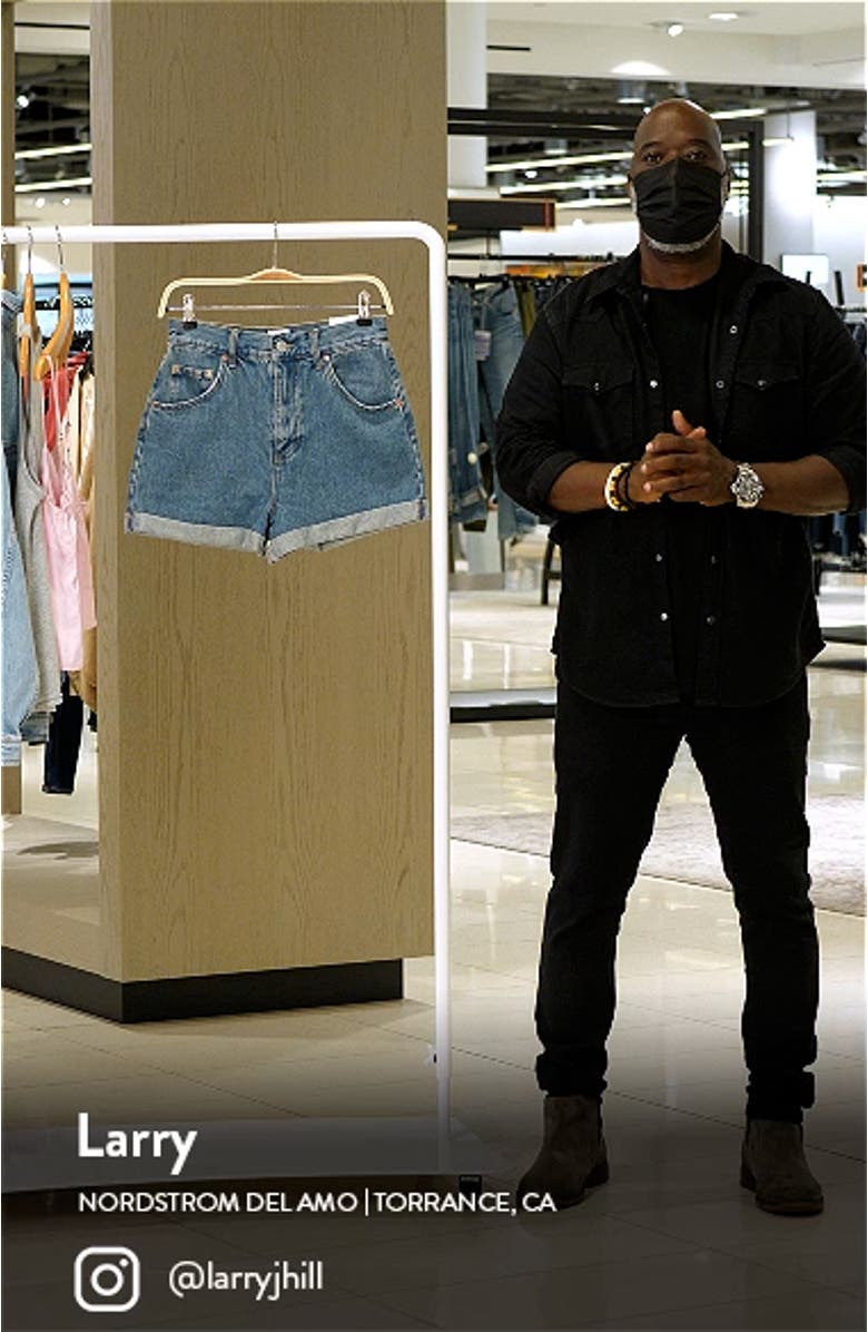 Roll Hem Mom Shorts, sales video thumbnail