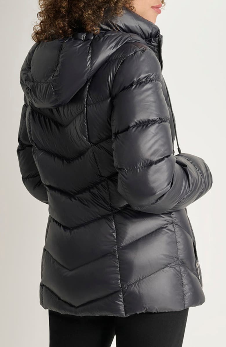 DKNY Hooded Packable Down Jacket, Alternate, color,