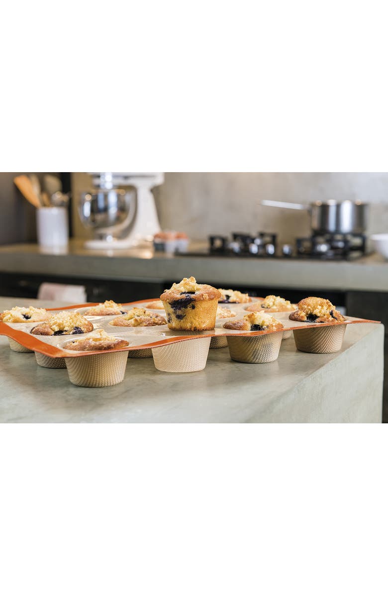 Silpat Perfect Non-Stick 12 Cavity Muffin Mold, Alternate, color,