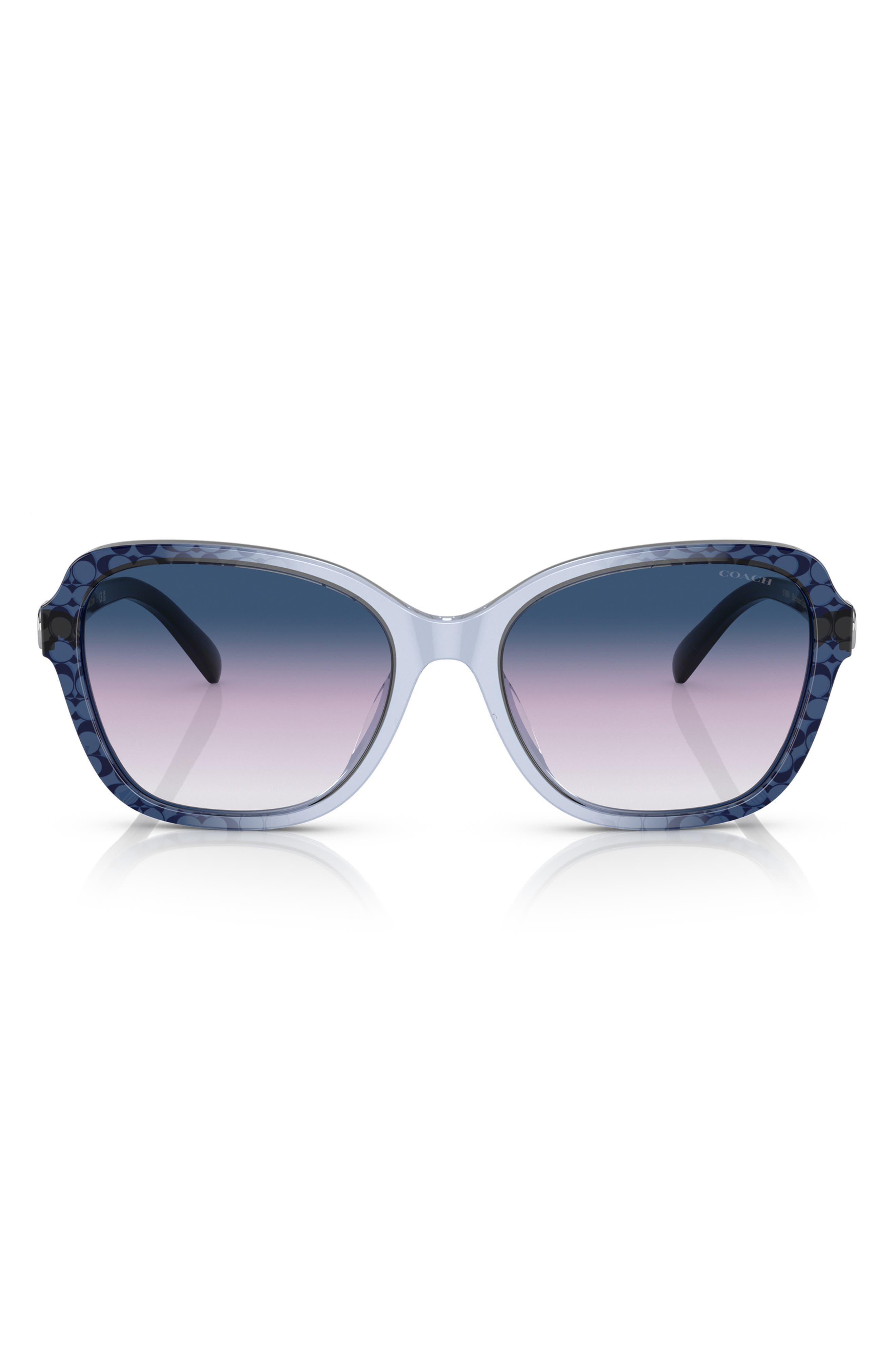 COACH 56mm Gradient Butterfly Sunglasses