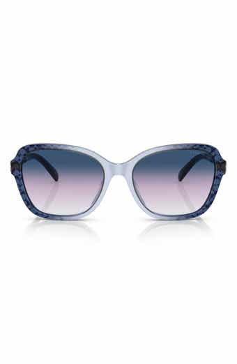 COACH 56mm Gradient Butterfly Sunglasses
