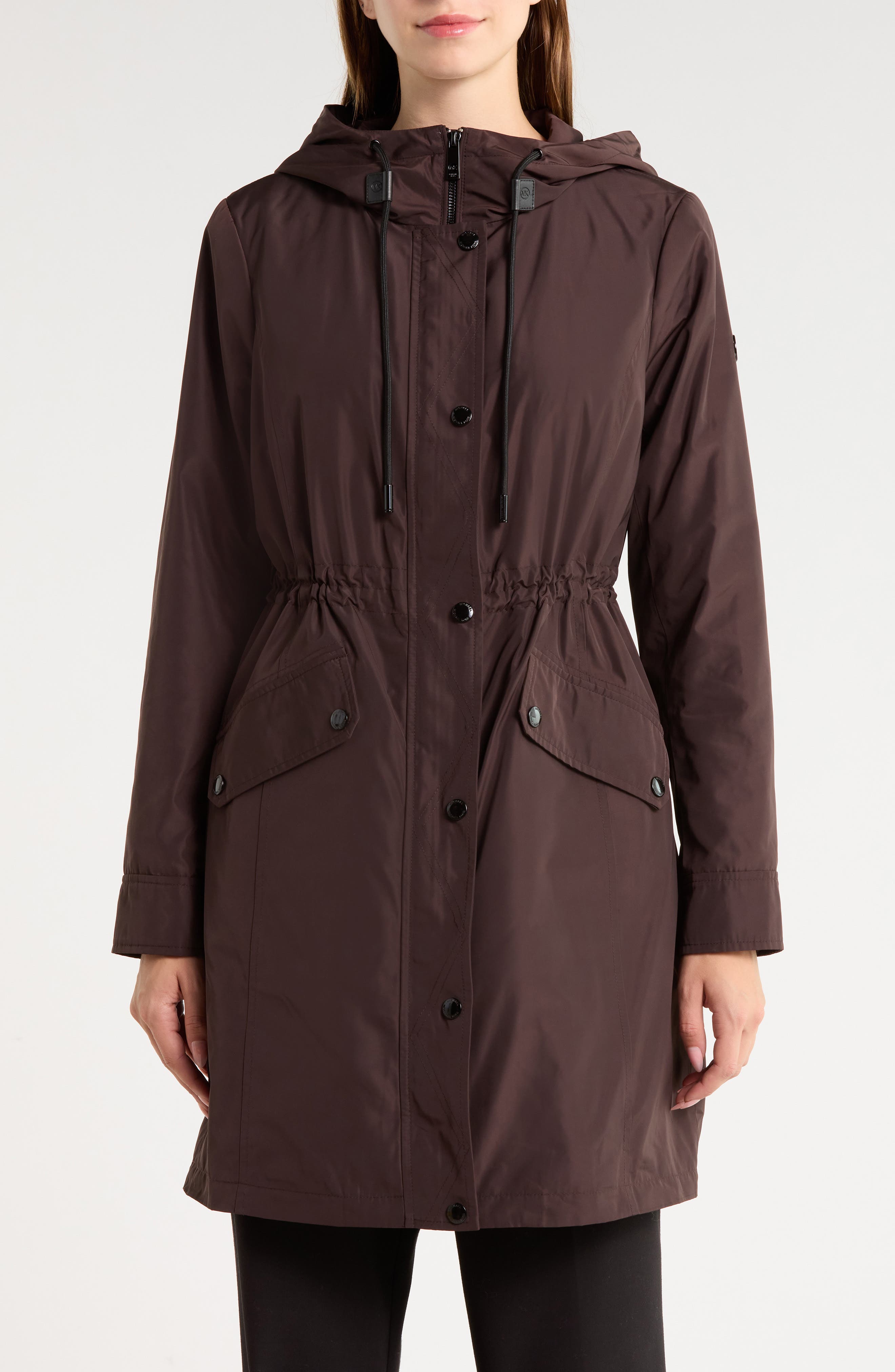 Hooded A-Line Coat