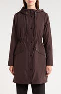 Michael Kors Hooded A-Line Coat