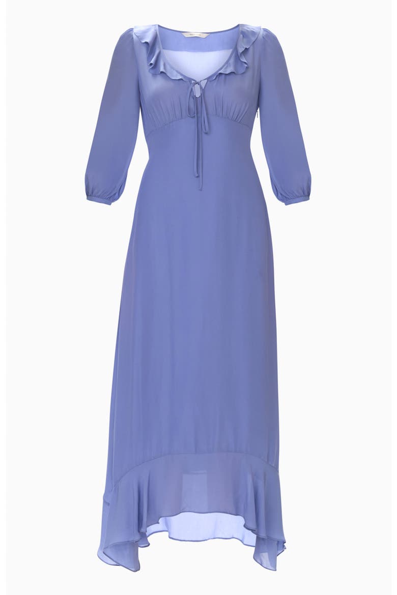 Cecilia Ruffle Dress, Alternate, color, Cornflower
