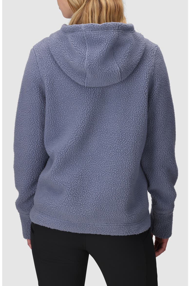 Grayland High Pile Fleece Hoodie, Alternate, color, SUMMIT