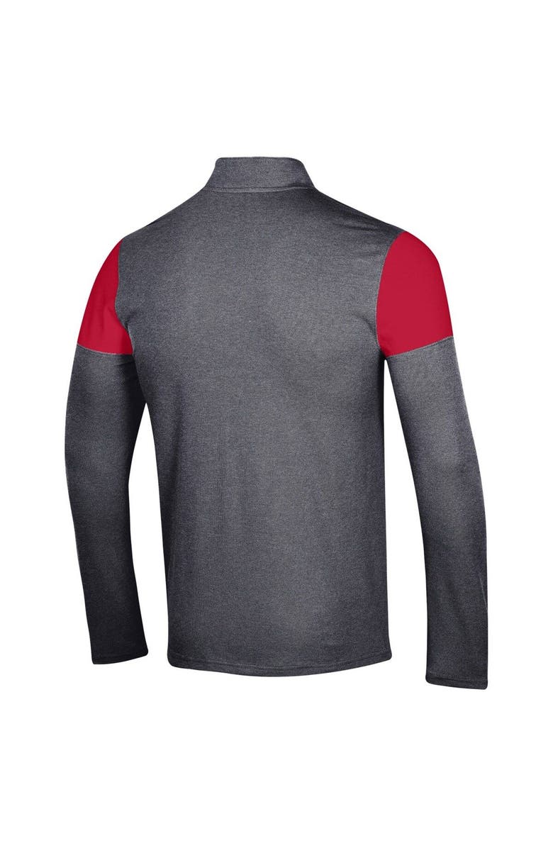 Under Armour Men's Under Armour Black Maryland Terrapins Gameday Tri-Blend Quarter-Zip Jacket, Alternate, color, 