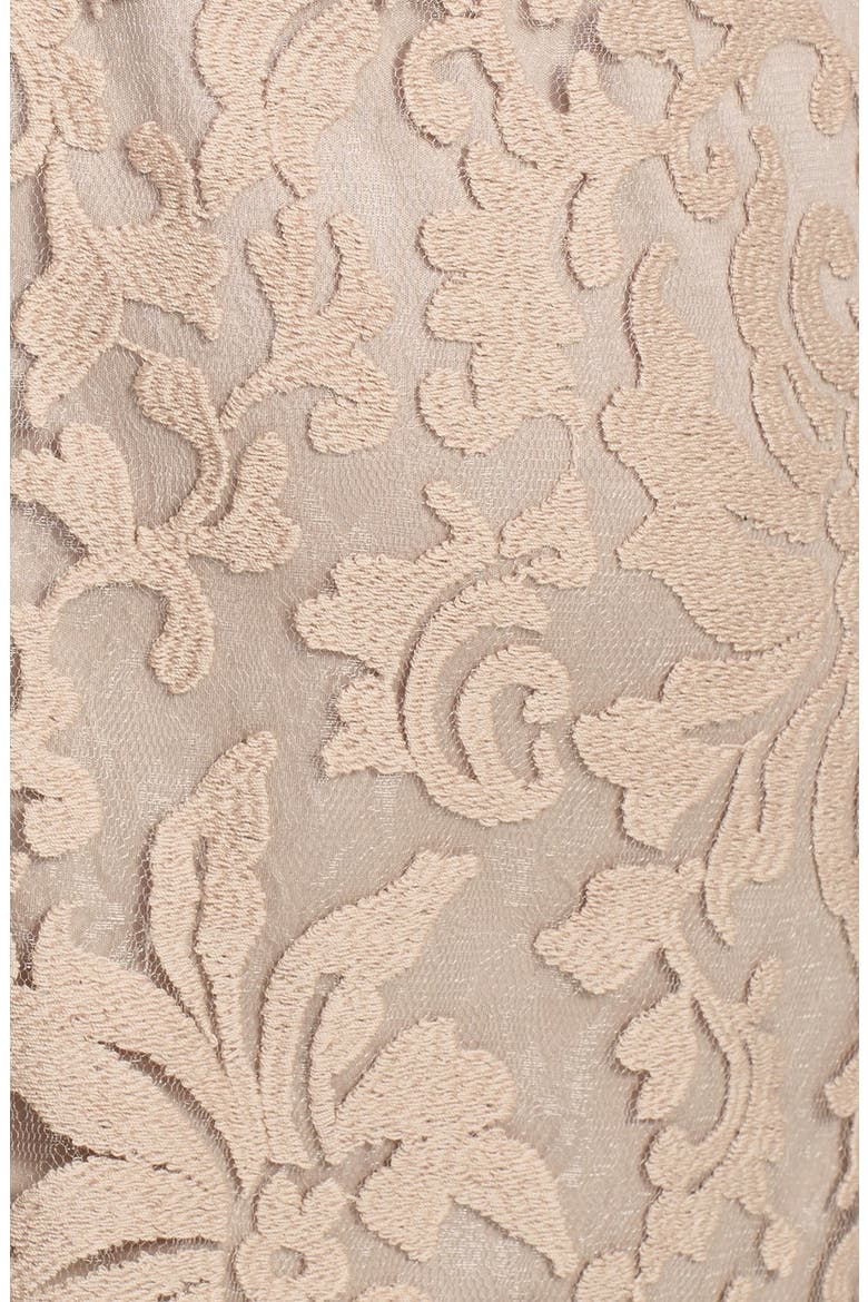 Lace Blouson Dress, Alternate, color, SAND