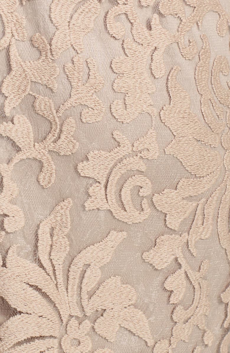 Tadashi Shoji Lace Blouson Dress, Alternate, color,