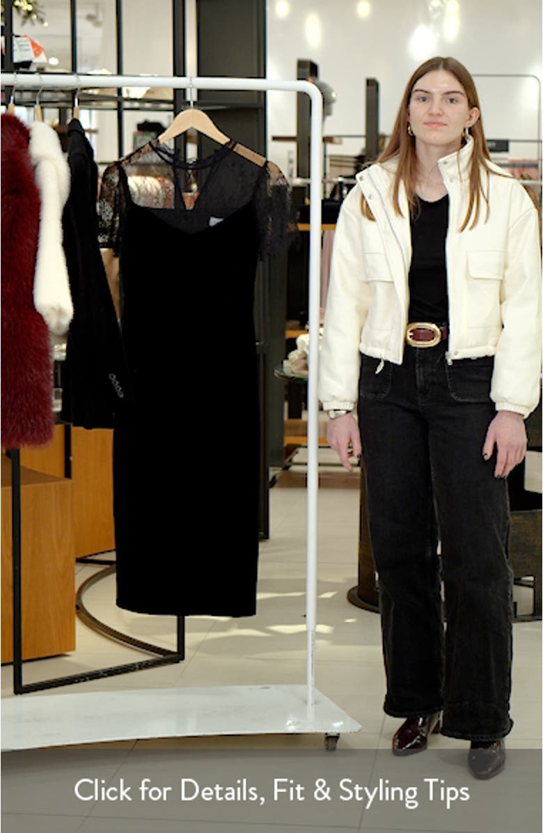 Fiorella Lace Velvet Maxi Dress, sales video thumbnail